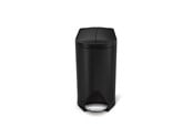 Mülltrennung - Simplehuman 10L Schmetterlings-Tretmülleimer, schwarz - CW2104