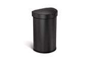 Mülltrennung - Simplehuman 45L halb-runder Sensormülleimer, schwarz - ST2044