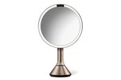 Kosmetik Spiegel - Simplehuman Sensor-Spiegel mit Touch-Control-Helligkeit und doppelter Lichtfunktion, Roségold - ST3053