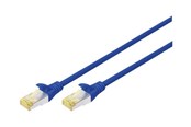 Netzwerk - Kabel - DIGITUS patch cable - 25 cm - blue - Blau - 0.25m - DK-1644-A-0025-B-10