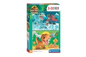 Puzzle - Clementoni Jigsaw Puzzle Super Color Jurassic World 2x20pcs. Boden - 24810