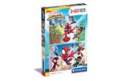 Puzzle - Clementoni Jigsaw Puzzle Super Color Spidey and His Amazing Friends 2x60pcs. Boden - 21625