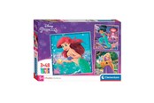 Puzzle - Clementoni Jigsaw Puzzle Super Color Square Disney Princess 3x48pcs. Boden - 25304