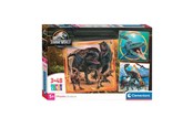 Puzzle - Clementoni Jigsaw Puzzle Super Color Square Jurassic World 3x48pcs. Boden - 25314