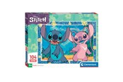 Puzzle - Clementoni Jigsaw Puzzle Super Color Disney Stitch III 104pcs. Boden - 27573