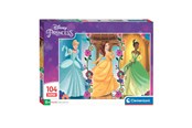 Puzzle - Clementoni Jigsaw Puzzle Super Color Disney Princess 104pcs. Boden - 25772