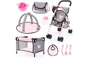 Puppen & Zubehör - Bayer Design Buggy Set with Butterflies - 21533AB