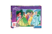 Puzzle - Clementoni Jigsaw Puzzle Super Color Disney Princess 180pcs. Boden - 29787