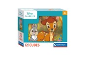 Puzzle - Clementoni Block Puzzle Disney Classic 12 pcs. Block - 41196