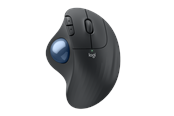Maus - Logitech Ergo M575S - Graphite - Ergonomische Maus (Schwarz) - 910-007029