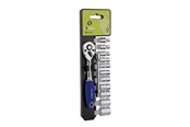 Handwerkzeuge  - VAERK Socket wrench set 1/4" 13 parts 4-14mm - 109-13-4