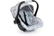 Puppen & Zubehör - Bayer Design Deluxe Car Seat with Canopy for Dolls - Grey w/ Stars - 67907AA
