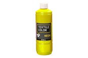 Kreativ-Spiele - Creativ Company Textile Color Semi-opaque Textile Paint - Neon Yellow 500ml - 34212