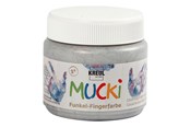 Kreativ-Spiele - Creativ Company Mucki Finger Paint - Silver Metallic 150ml - 34752