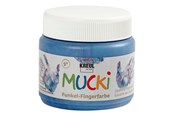 Kreativ-Spiele - Creativ Company Mucki Finger Paint - Blue Metallic 150ml - 34755