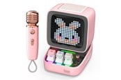 Tragbare & Party-Lautsprecher - Divoom Ditoo-Mic Mini Karaoke Machine Pixel Art Bluetooth Speaker - Pink - 6958444603858
