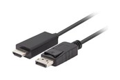 Display Kabel - Lanberg adapter cable - DisplayPort / HDMI - 1.8 m - CA-DPHD-11CC-0018-BK