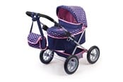 Puppen & Zubehör - Bayer Design Doll's Pram Trendy - Navy (13052AA) - 13052AA