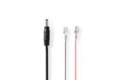 Stromkabel (Intern) - Nedis Power Cable | F1 | DC Female | Straight | Straight | Copper | 2.00 m - WCPC2012BK