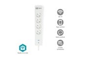 Smart-Home - Nedis SmartLife Socket Wi-Fim Hybrid (CEE 7/7) / USB-A / USB-C 16 A 3680 W 2 m White - WIFIP313FWT