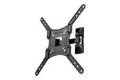 Wandhalterungen, AV-Halterungen & AV-Möbel - Nedis TVWM1430BK bracket - full-motion - for TV - black - Max 30 kg - recommended for 55" - TVWM1430BK