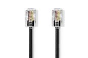 Telefon-Kabel - Nedis TCGB90100BK20 telephone cable - TCGB90100BK20
