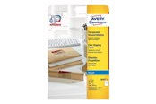 Papier, Fotopapier und Etiketten - Avery - transparent address labels - 25 label(s) - A4 - J8567-25