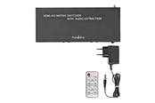 Video Audio Switcher - Nedis - video/audio switch - 4 x 2 - VMAT3482AT