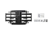 Wandhalterungen, AV-Halterungen & AV-Möbel - Nedis TVWM6551BK bracket - full-motion - for TV - black - Max 70 kg - recommended for 80" - TVWM6551BK