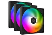 Gehäuselüfter - ID-Cooling AS-120-ARGB-K TRIO - Gehäuselüfter - 120mm - Schwarz - 27 dBA - AS-120-ARGB-K TRIO