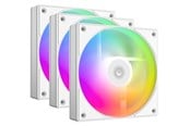 Gehäuselüfter - ID-Cooling AS-120-ARGB-W TRIO - Gehäuselüfter - 120mm - Weiß mit RGB-Beleuchtung - 27 dBA - AS-120-ARGB-W TRIO