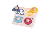 Baby Spielzeug - Bigjigs Stud puzzle Forest animals - 34019