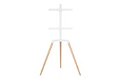 Wandhalterungen, AV-Halterungen & AV-Möbel - Nedis TVSM7060WT stand - tripod - for LCD TV - white beech - Max 35 kg - recommended for 65" - TVSM7060WT