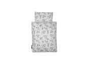 Puppen & Zubehör - Smallstuff Doll Bedding Flower Garden Grey - 73033-4