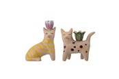 Einrichtung - Bloomingville - Set of 2 - Mamie Cat Candlestick (82058194) - 82058194