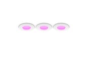 Smart-Home - Philips Hue Slim Einbauleuchte, 90 mm - 3er-Pack - 929003712102