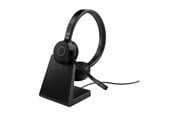 Kopfhörer/Headsets - Jabra Evolve 65 TE - USB-A MS Stereo (Included Stand) - 6699-833-399