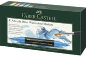 Utensilien zum Schreiben und Zeichnen - Faber-Castell Aquarellmarker Albrecht Dürer 5er Etui - 160305