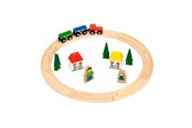 Holzspielzeug - Bigjigs Wooden Train Set Junior 20 pieces. - BJT010