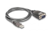 Netzwerkadapter (Netzkarte, Druckserver, u.s.w.) - DeLOCK Adapter USB 2.0 Type-A to 1 x Serial RS-232 D-Sub 9 pin male - 61400