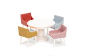 Puppen & Zubehör - Lundby basic dining room set - 18027