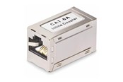 Netzwerk - Kabel - StarTech.com Shielded RJ45 Coupler Inline Cat6a Coupler F/F - network coupler - silver - Silber - IN-CAT6A-COUPLER-S1