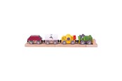 Holzspielzeug - Bigjigs Wooden Train Construction with Cargo - BJT497