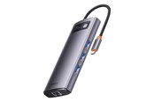 USB-Hubs - Baseus Metal Gleam Series 7-in-1 Hub USB-Hubs - Grau - WKWG040013
