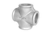 Gewindestücke - +GF+ cross galvanized 1 1/2'' - 770180208