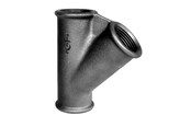 Gewindestücke - +GF+ tee 45° black 2'' - 770165109