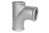 Gewindestücke - +GF+ flow tee 90° galvanized 1 1/4'' - 770131207