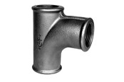 Gewindestücke - +GF+ flow tee 90° black 2'' - 770131105