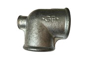 Gewindestücke - +GF+ tee 90° galvanized reduced 3-3-2'' - 770129232