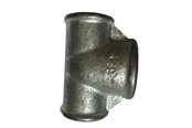 Gewindestücke - +GF+ tee 90° galvanized reduced 1 1/4-2-1 1/4'' - 770130277